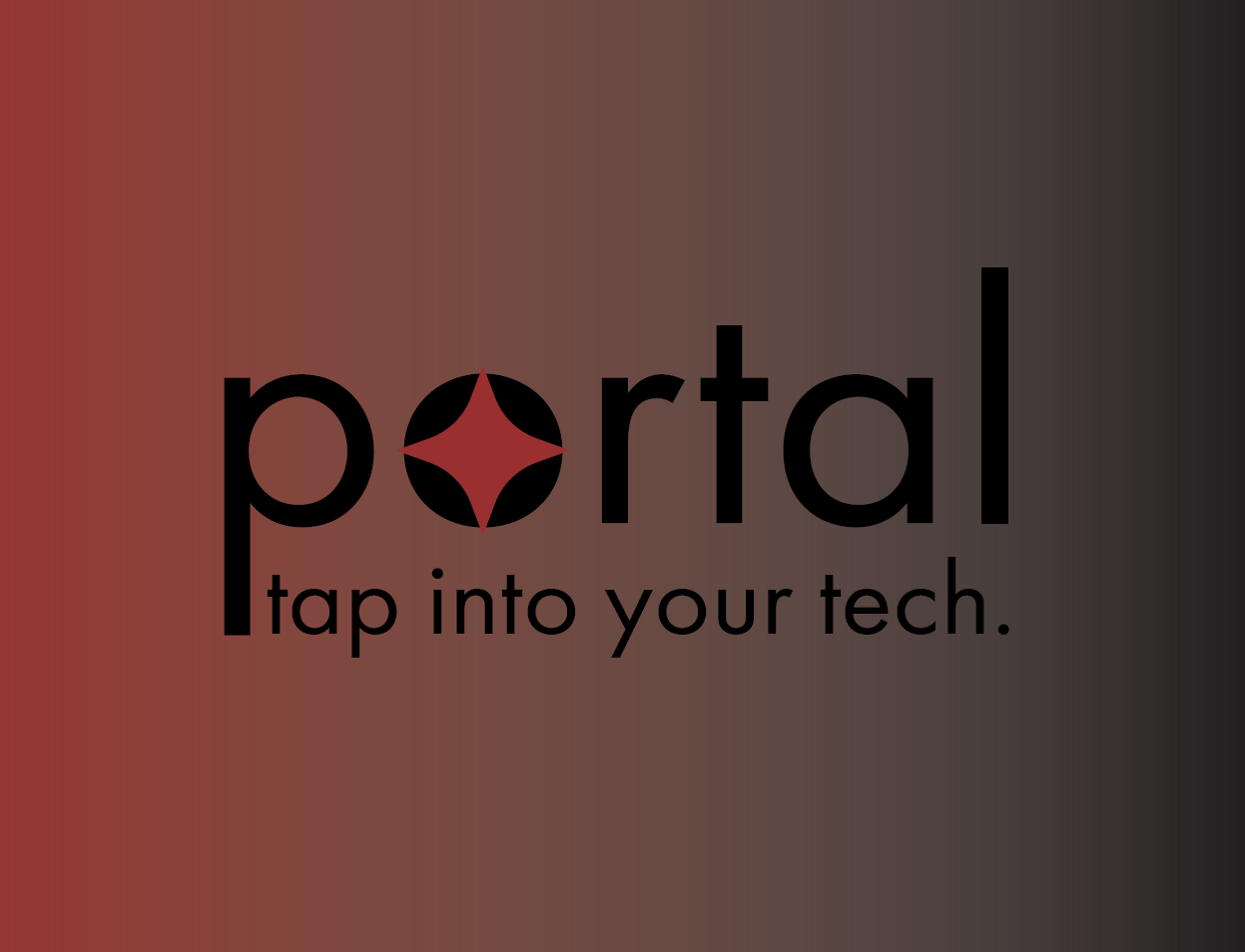 The cover page of the brand guide for my 'Portal' company